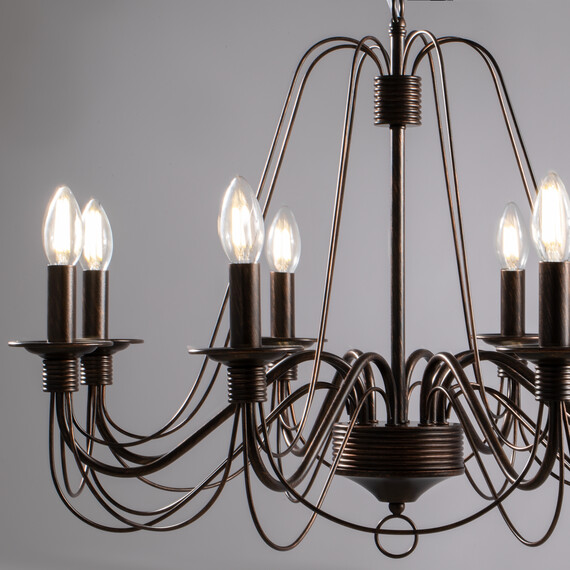 Люстра Freya FR2046-PL-08-BR, фото , изображение 3